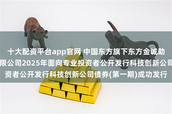 十大配资平台app官网 中国东方旗下东方金诚助力中银国际证券股份有限公司2025年面向专业投资者公开发行科技创新公司债券(第一期)成功发行